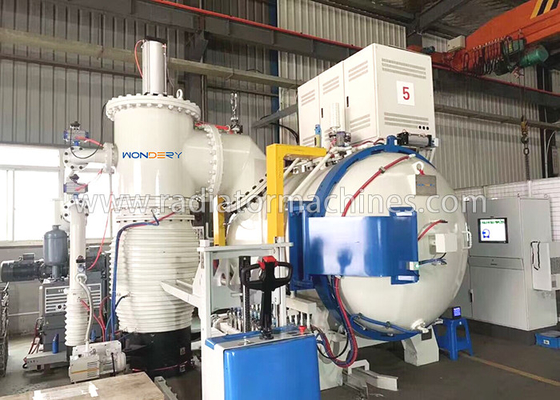 ซื้อ 750 องศาเซลเซียสเตาประสานสูญญากาศไฟฟ้าแบบห้องคู่สำหรับเครื่องทำความเย็นแบบแผ่นบาร์ การผลิตออนไลน์