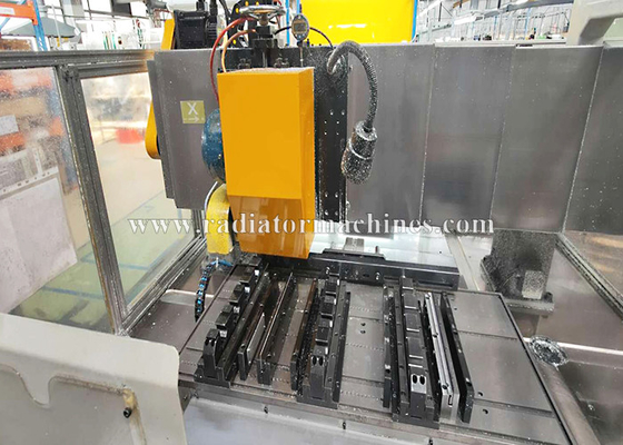ซื้อ NC Auto Condenser เครื่องเซาะท่ออลูมิเนียม Header Dia 16 -30 mm การผลิตออนไลน์