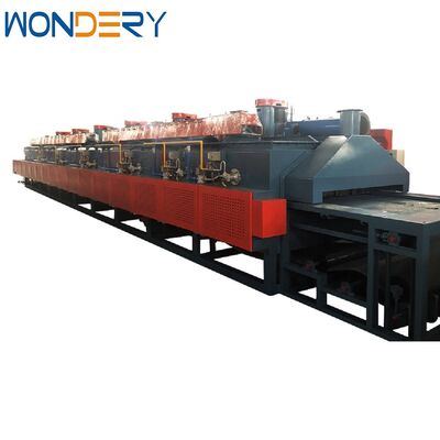 ซื้อ WONDERY เซ็นทรัลการสนับสนุนต่อเนื่อง รอลเลอร์การแข็ง Mesh กรอบเตาอบกับ 200kg / ชั่วโมง ผลิตภาพและ PID ปรับอุณหภูมิ การผลิตออนไลน์
