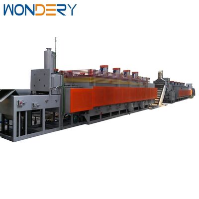 ซื้อ เตาอบอบชุบด้วยความร้อนแบบสายพานตาข่าย WONDERY พร้อมระบบควบคุมอุณหภูมิ PID สำหรับกระบวนการคาร์บูไรซ์ การผลิตออนไลน์