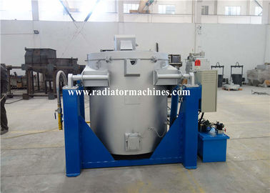 ซื้อ เตาหลอมโลหะอลูมิเนียมที่หลอมน้ำมันพร้อมระบบเผาไหม้ท่อ 350KG การผลิตออนไลน์