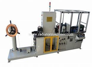 ซื้อ เครื่องครีบหม้อน้ำอัตโนมัติ 100M / นาที 25mm Wide การผลิตออนไลน์