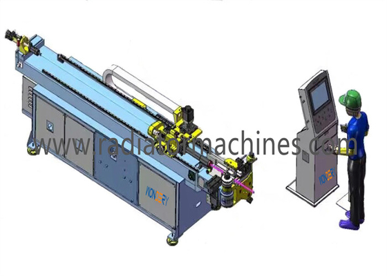 เครื่องดัดไฟฟ้าอัตโนมัติ Hybird Servo Pipe 200mm สำหรับชิ้นส่วนรถจักรยานยนต์