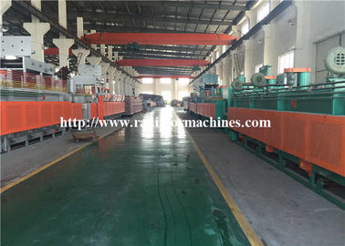 เตาหลอมสายพานตาข่ายอุตสาหกรรม Carburizing Tempering แบบต่อเนื่องสำหรับรัดและตะปูคอนกรีต
