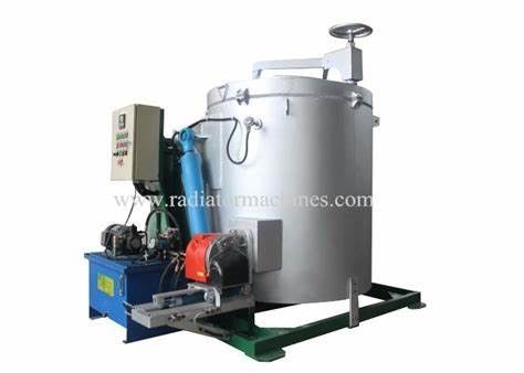 ความจุ 1000 กก. 850C องศาเศษโลหะเตาหลอมสแตนเลส