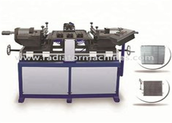 CE Aluminium Machnical Multirow Radiator Core Builder กึ่งอัตโนมัติ