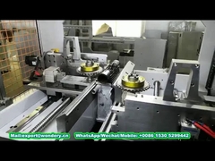 เครื่องรีดขอบถังพลาสติกแบบอัตโนมัติ 4 ด้าน พร้อมกลไกการม้วน