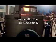 เตาหลอมเบ้าหลอมโลหะทองแดงเศษทองแดงที่ใช้แก๊ส