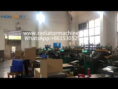 เครื่องผลิตปีกอลูมิเนียมสําหรับเครื่องแลกเปลี่ยนความร้อน ปีกเครื่องปั่นเครื่องเย็น