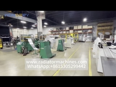 เครื่องกําเนิดพลังงาน อลูมิเนียม Fin Stamping Machine สําหรับคลื่น, lanced offset และปีกเรียบ