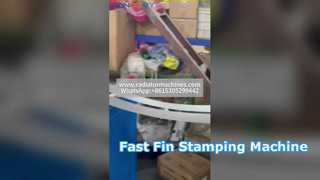 เครื่องปั๊มครีบอลูมิเนียมคูลเลอร์น้ำมันประสิทธิภาพสูง | อุปกรณ์ทำครีบที่แม่นยำ